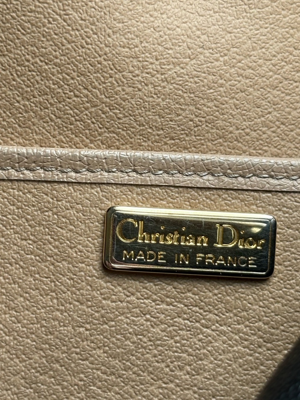 Authentic Christian Dior Trotter Monogram Saddle/Cross Body Bag Blk Leather - Picture 7 of 14